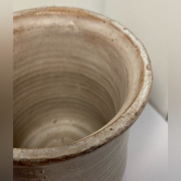 Handcrafted Pitcher pottery spout Jug glazed ceramic watering can signed Bobbi - Picture 11 of 16